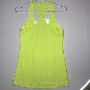 Lululemon Cool Racerback Yellow Tank